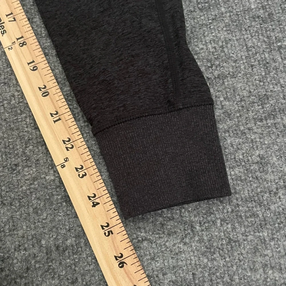 Zella High Waisted Joggers Women's Medium Heathered Black Athletic Pants Pockets - Picture 5 of 8